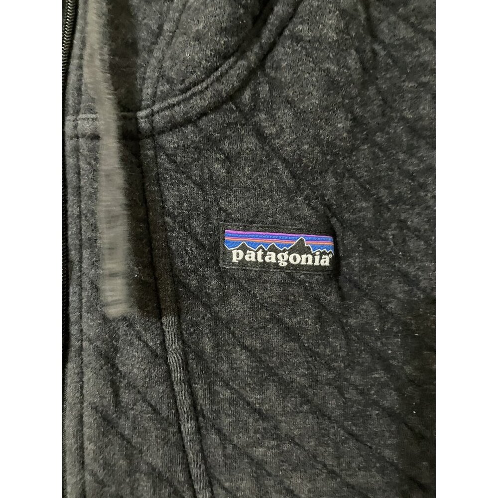 Patagonia Women's Quilted Full Zip Hooded Sweater Jacket Large READ - Picture 3 of 12